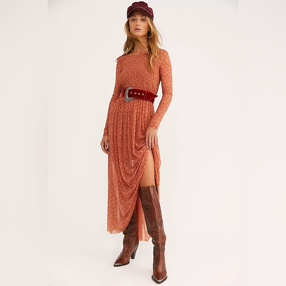 Free People Evelina Green Velvet Belt XS/S - Picture 2 of 4